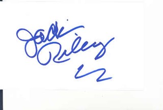 Jack Riley autograph