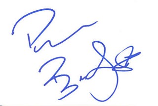 Parisse Boothe autograph