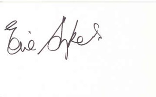 Eric Sykes autograph
