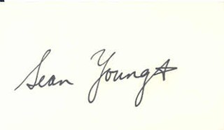 Sean Young autograph