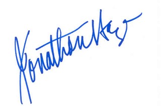 Jonathan Haze autograph