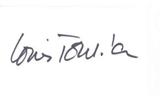 Louis Jourdan autograph
