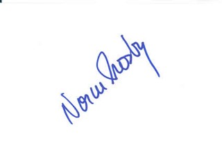 Norm Crosby autograph