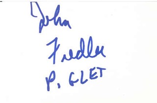 John Fiedler autograph