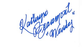 Kathryn Beaumont autograph