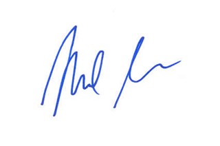 Michael Shanks autograph
