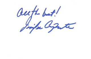 Jennifer Carpenter autograph