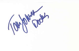 Tom Johnston autograph
