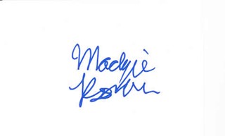 Mackenzie Rosman autograph