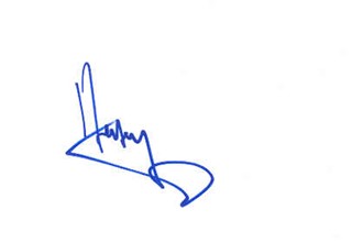Heavy D autograph