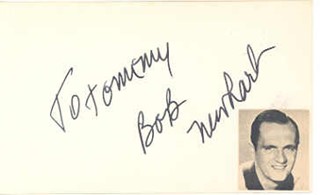 Bob Newhart autograph