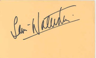 Sam Waterston autograph