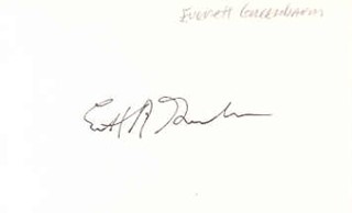 Everett Greenbaum autograph