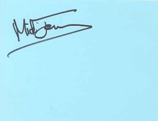 Mick Jones autograph