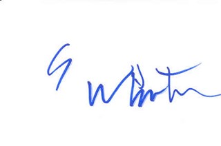 Stuart Whitman autograph
