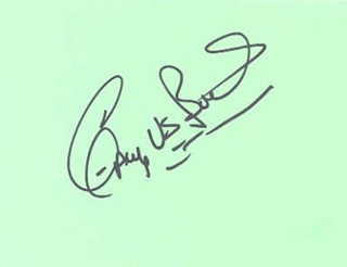 Gary U.S. Bonds autograph