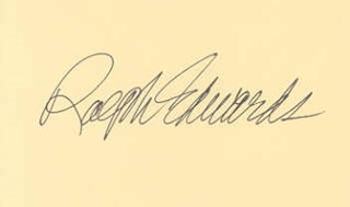 Ralph Edwards autograph