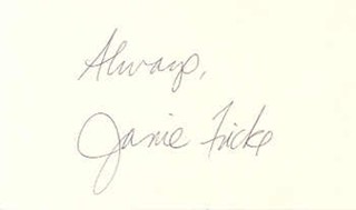 Janie Fricke autograph