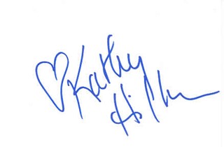 Kathy Hilton autograph