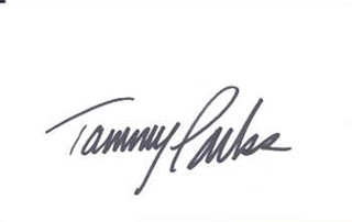 Tammy Parks autograph