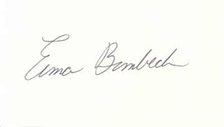 Erma Bombeck autograph