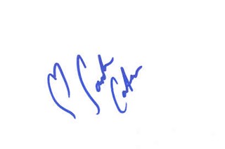 Sarah Carter autograph