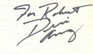Desi Arnaz autograph