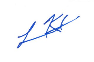 Lawrence Kasdan autograph