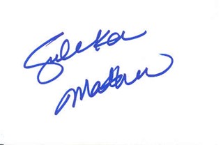 Suleka Mathew autograph