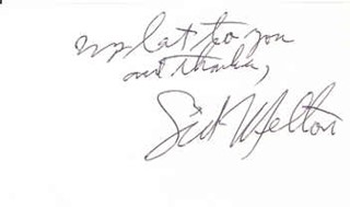 Sid Melton autograph