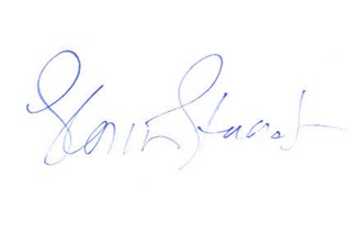 Gloria Stuart autograph