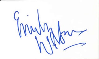 Emily Watson autograph