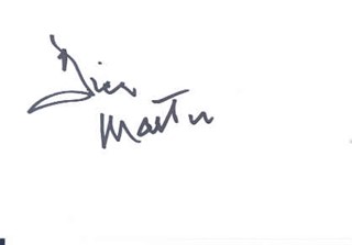 Dick Martin autograph
