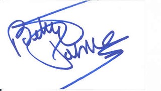 Betsy Palmer autograph
