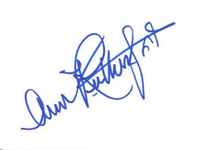 Ann Rutherford autograph