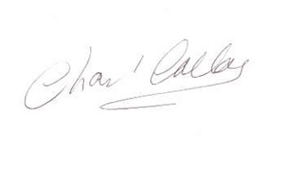 Charlie Callas autograph