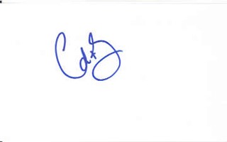 Chris DeBurgh autograph
