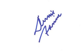 Dennis Farina autograph