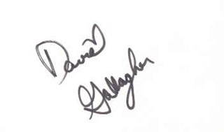 David Gallagher autograph