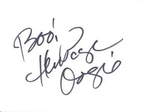Ken Page autograph