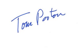 Tom Poston autograph