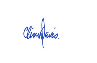 Clive Davis autograph