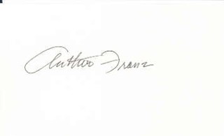 Arthur Franz autograph