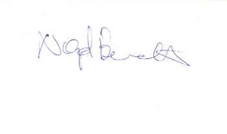 Nigel Bennett autograph