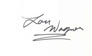 Lou Wagner autograph