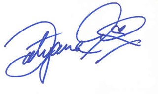 Tatyana Ali autograph