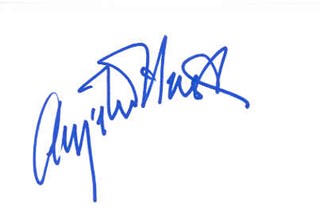 Anjelica Huston autograph
