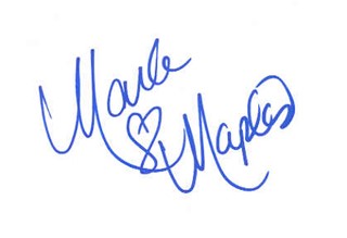 Marla Maples autograph