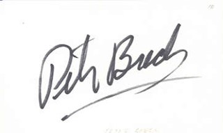 Peter Breck autograph