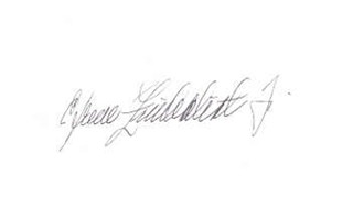 Efrem Zimbalist, Jr. autograph